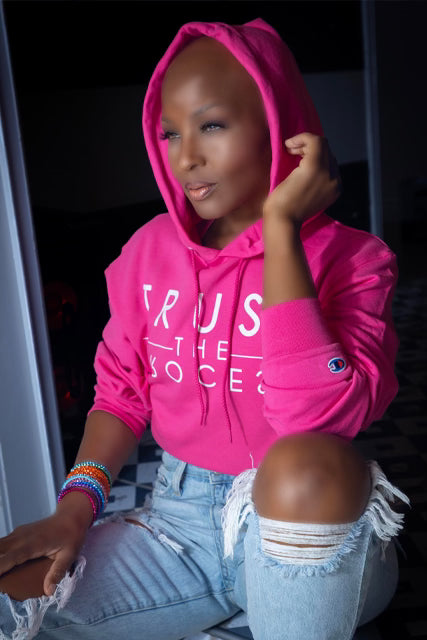 Pink Champion Hoodie 